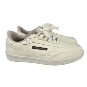 Oliver Cabell Vegan Low Top Sneaker Shoe Womens Size EU 40 Cream Made in Italy